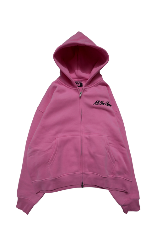 'All In Time' Logo Zip-Up